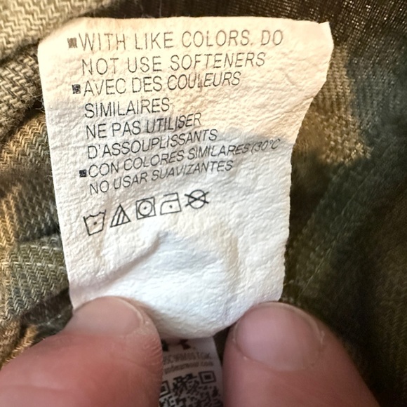 Under Armour Flannel Button-Down Shirt | Olive/Plaid | Men's Size - Large - Picture 13 of 14